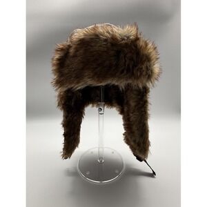 Urban Trek "Górska Wyprawa" trapper hat with faux fur trim-chin strap buckle